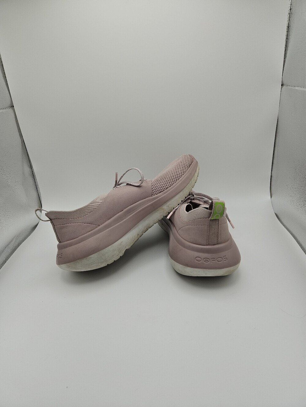 OOFOS OOmy Stride women's lace up sneakers in Stardust size 8M - Picture 5 of 9